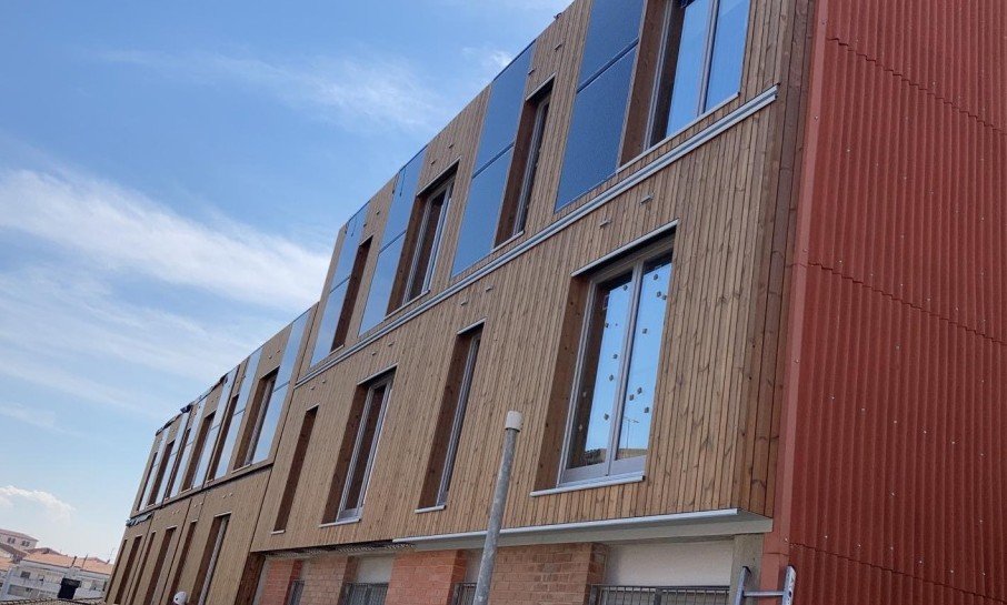 wooden prefabricated envelope detail