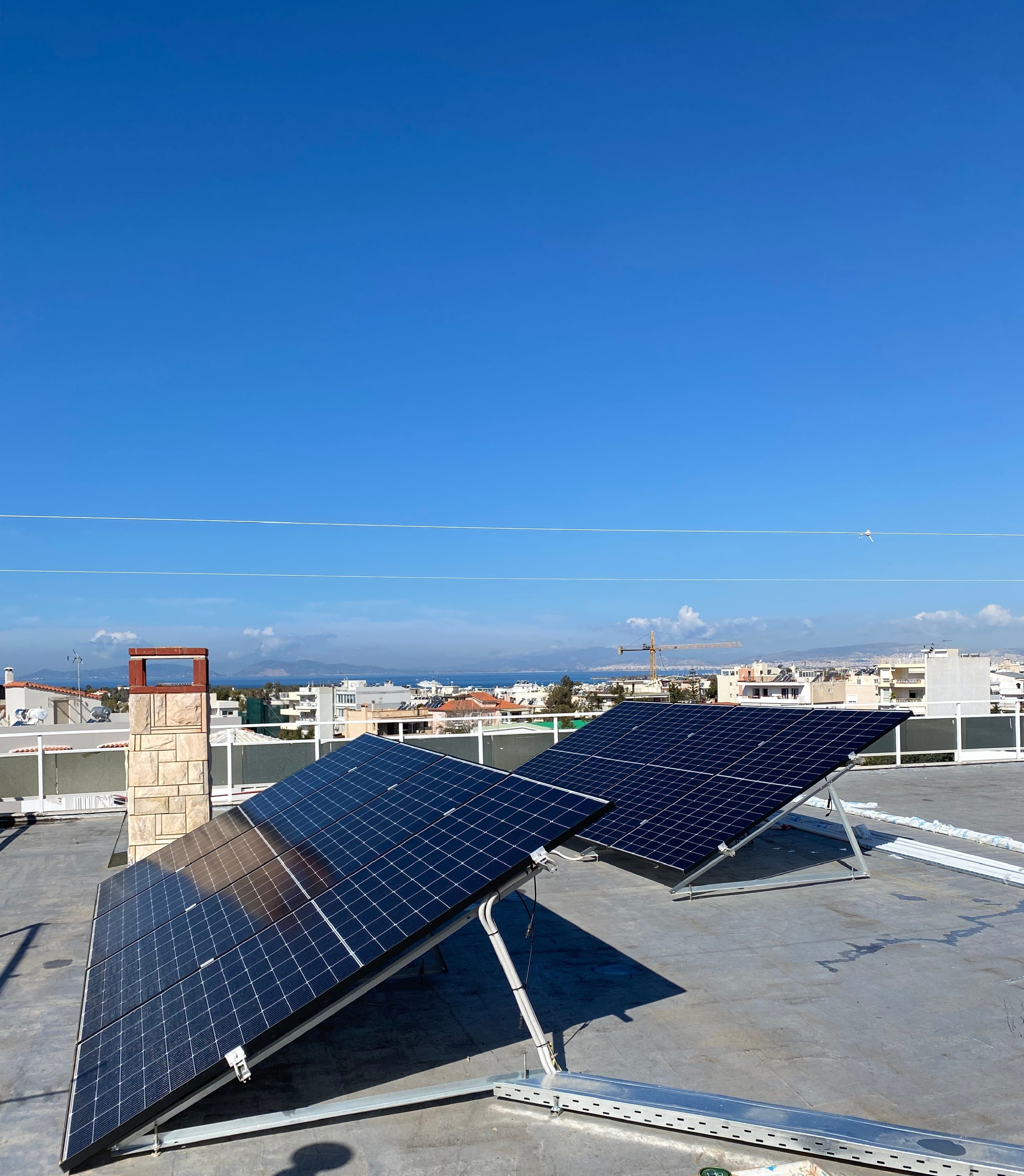 PV roof renovated building