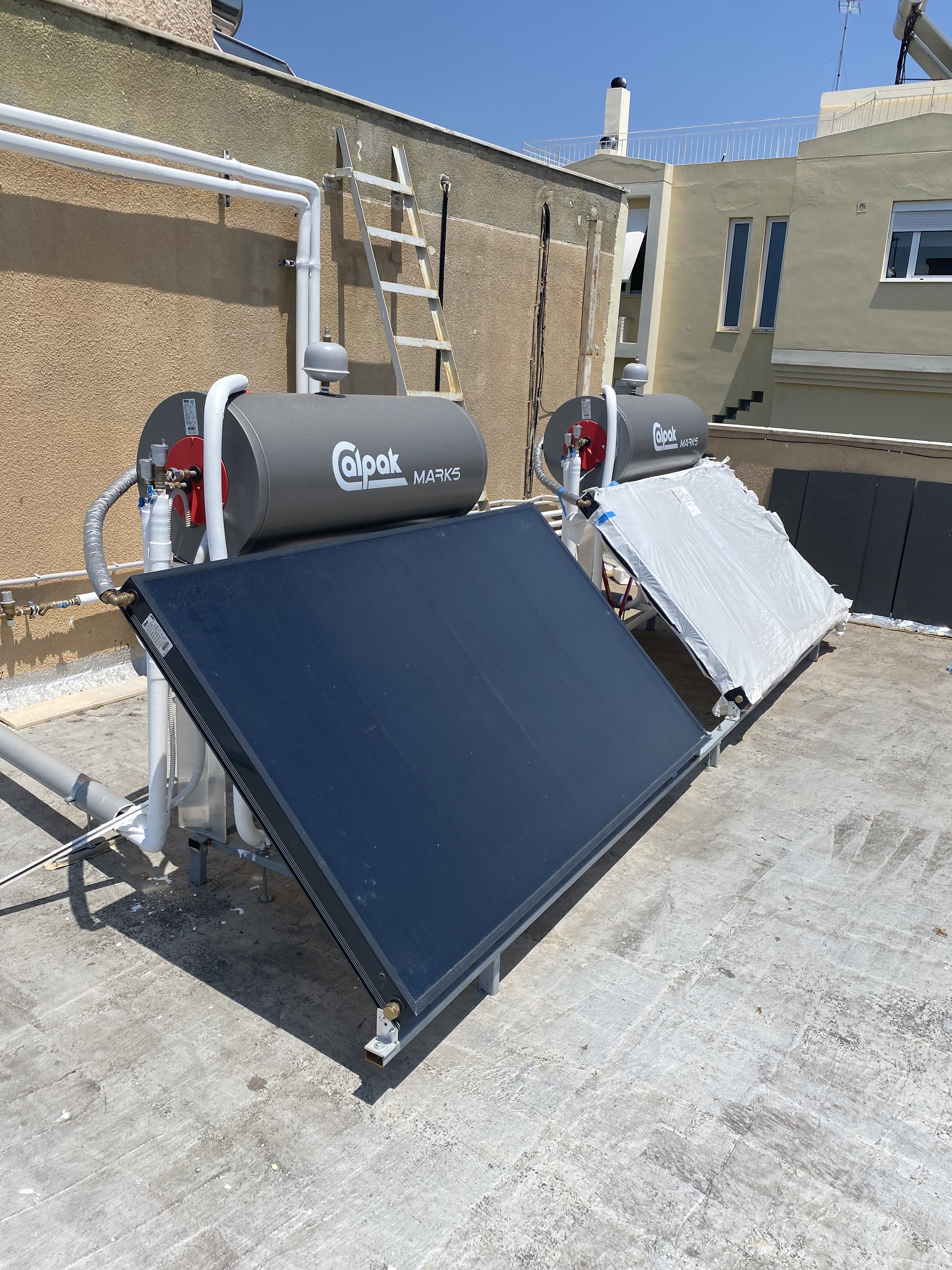 Solar Collector renovated roof