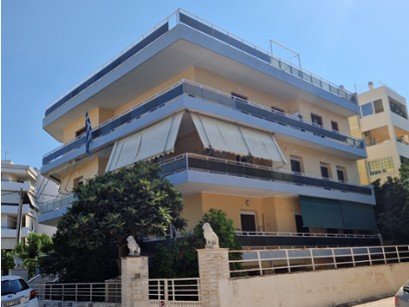 renovated building facade athens