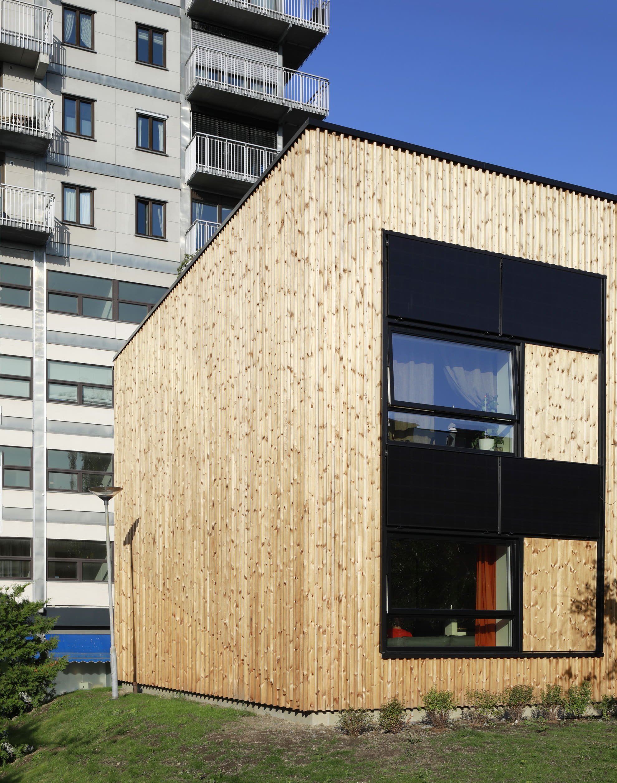 detail timber facade retrofit industrialised