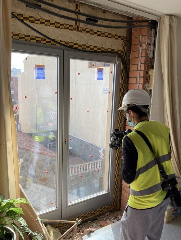 ventilation machine installation window