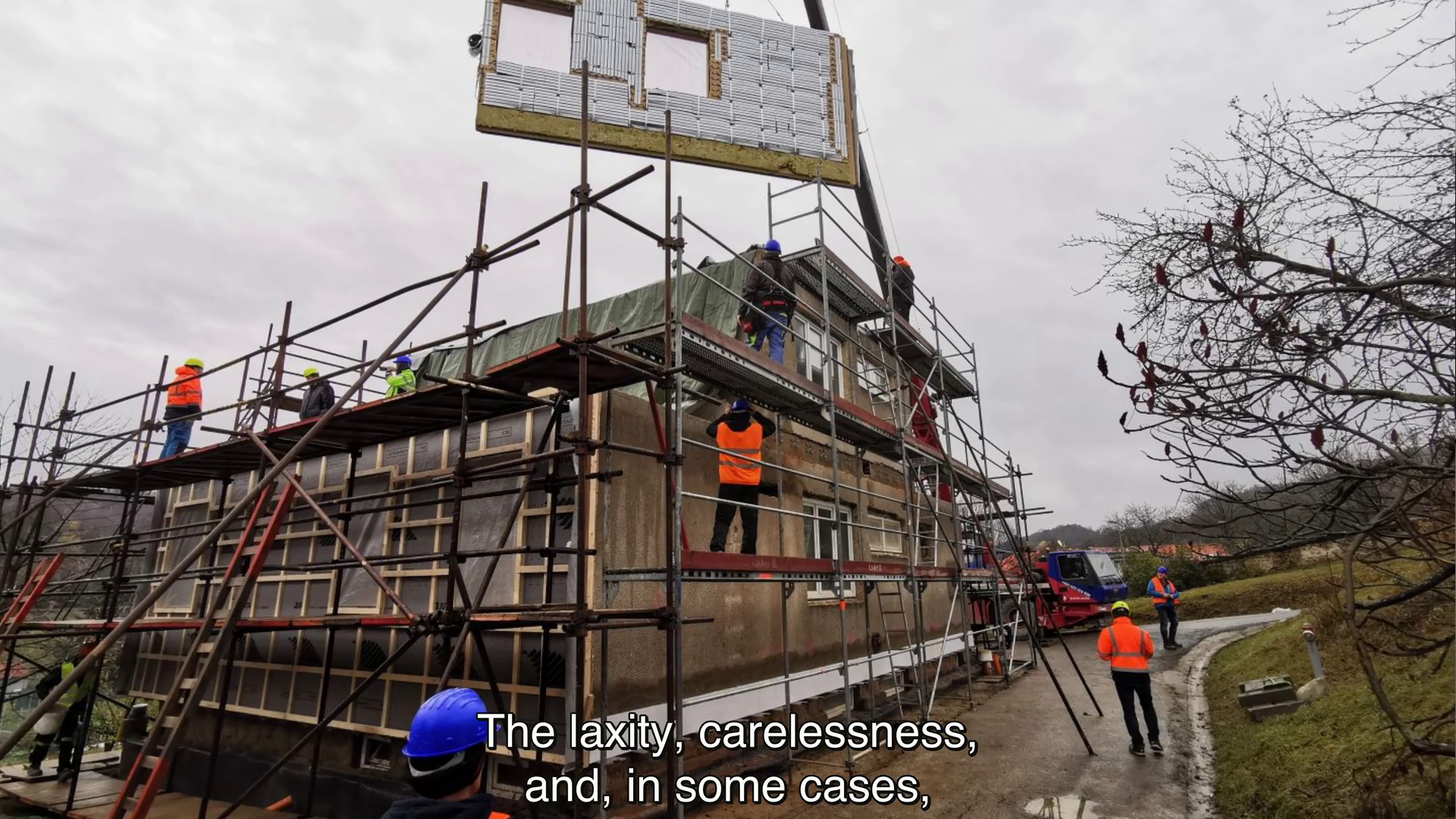 installation prefabricated facade retrofit